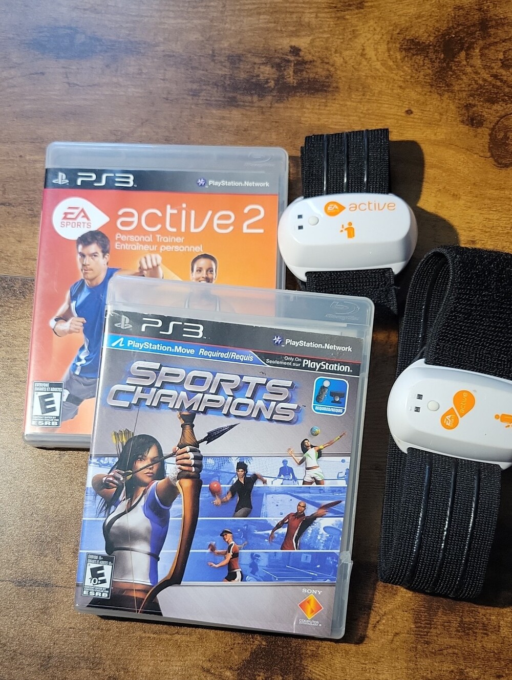 EA Active 2 & Sports Champions PS3 Bundle with White Motion Sensors